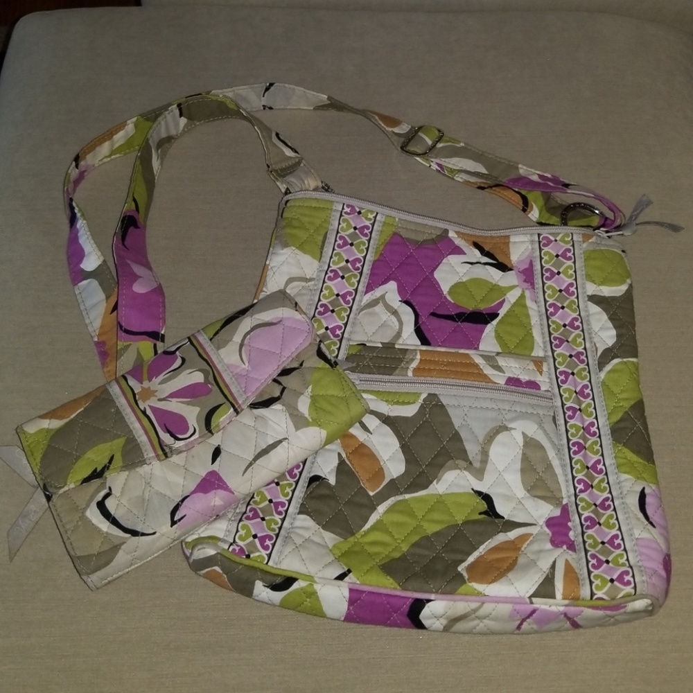 Vera Bradley "Potabello Road" Purse with Wallet